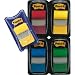 Post-it&reg; Flags, 1 Inch, Ideal For Marking & Flagging Paper Documents, Asstorted Colors, 50 per Dispenser, Four Dispensers per Pack, BONUS Durable IndexTabs