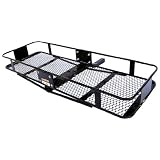 Curt Manufacturing 18130 2 Piece Basket Cargo Carrier, Fixed Shank by Curt