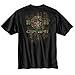 Carhartt Mens 102040 Workwear Faded Back Camo Short Sleeve Pocket T-Shirt - X-Large - Black