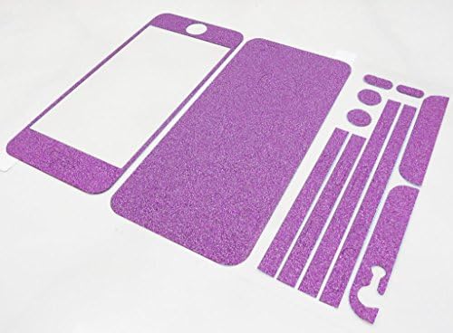 DiaMini iPhone 4 /4S Glitter Full Body Wrap Shining Skin Sticker Protective Decal (For iPhone 4 4S Rose)