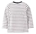 Fiream Boys' Cotton Crewneck Stripe Long Sleeve T-shirt