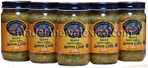 Santa Fe Seasons Roasted Hatch Valley Green Chile Med (6 Pack)