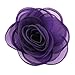 Merdia Women's Lovely Silk Flower Hair Clip Rose Brooches [Jewelry]