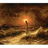 Christ Walking on the Waters By Julius Sergius Von Klever - 11" X 14" Canvas Print ~ foveditions
