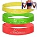 Loop Resistance Bands for Exercise – 3 Power Levels – Strong Stretch – Flat for Comfort – Free Bonus Band for Arms and Workout Video Download – Best Heavy Duty Smooth Latex for Crossfit, P90x, Beachbody, Pilates , Therapy – Durable with Lifetime Warranty