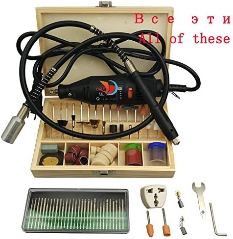Hardware Variable Speed Rotary Tool,mini Drill,with 130pcs Accessories Flexible Tube Shaft &amp; Practical Gift