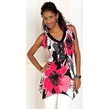 Misses Nue Options Stillwell Uneven Hem Blouse
