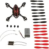 Hubsan X4 H107C Quadcopter Spare Parts Crash Pack Black/Red