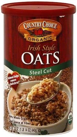 COUNTRY CHOICE ORGANIC Steel Cut Irish Style Oats 30 oz (Pack of 12)