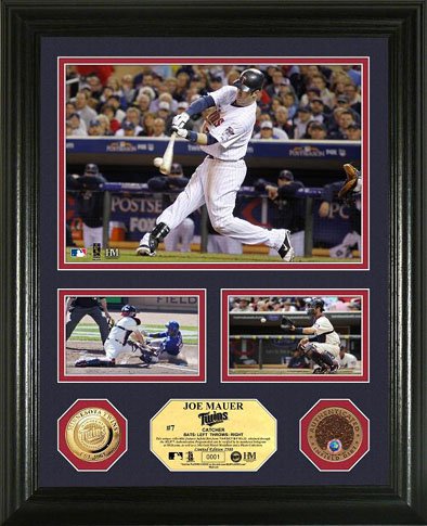 MLB Minnesota Twins Joe Mauer Infield Dirt Coin 