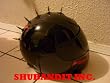 Motorcycle Helmets Streetbike Peel and Stick 3 M Metal Mohawks Helmet Spikes Mohawk Spike 1037-1