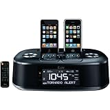 iLuv iMM183 Hi-Fi Dual Alarm Clock Radio with NOAA/S.A.M.E. Weather Hazard Alert (Black)