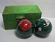 Chinese Healthy hands exercise Green balls XL Sun moon