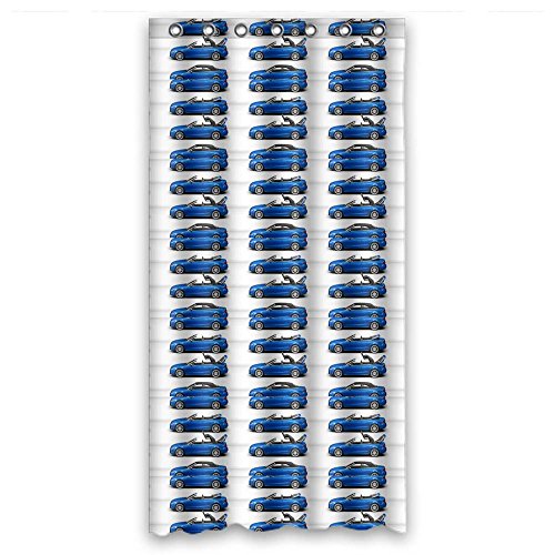 Button-Holes Audi Curtain Rings No Odor Polyester Bath Curtains Bathroom 48x72 inch / 120x180 cm