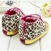 Cute Baby Toddler Infant Leopard Crib Shoes Soft Sole 3-18 Months (12cm (6-12M))