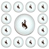 Wyoming Cowboys Team Logo Golf Ball Dozen Pack - Golf