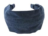 L. Erickson USA Scarf Headband - Sueded Denim