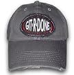 Larry The Cable Guy Git-R-Done Grey Hat with distressed bill