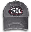 Larry The Cable Guy Git-R-Done Grey Hat with distressed bill