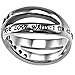 True Love Waits Purity Ring, Christian Chastity Bible Verse with Stainless Steel Criss Cross Band