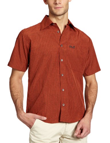 Jack Wolfskin Herren Trekking-Hemd El Dorado, spicy orange checks, XL, 18251-7281005 Preisvergleich