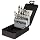 Precision Twist C15L10 Left Hand (Reverse) Flute High Speed Steel Jobber Length Drill Bit Set, Uncoated (Bright) Finish, 118 Degree Conventional Point, Inch, 15 piece, 1/16" to 1/2" x 32nds