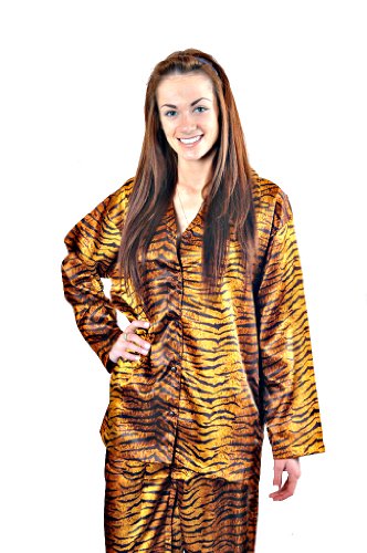 Up2date Fashion Women's Pj Set, Style#pj02, Brown Animal Print
