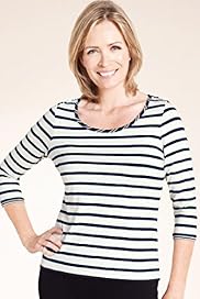 Classic Collection Scoop Neck Striped Top