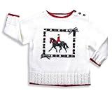 Hartstrings Baby - Infant Girls Sweater, White, Red, Black (Size 24Months)