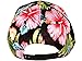 BK Caps Flat Bill Floral Snapback Hats (Black Flower) - 21473