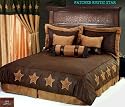 Patched Rustic Star 7 Piece Super Queen Bed In A Bag Comforter Set
