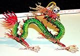 Chinese Dragon Size 3.25 H x 4.75 L detailed Art Glass