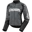 Icon Hooligan 2 Glam Women's Mesh On-Road Racing Motorcycle Jacket - Black