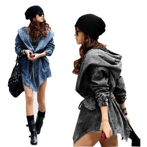 OrangeTag Denim Jean Jacket(Black)