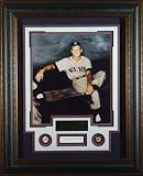 Autographed Mickey Mantle Photo - Framed Collage Display