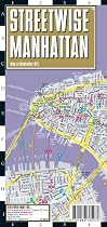 Streetwise Manhattan Map - Laminated City Street Map of Manhattan, New York - Folding pocket size travel map with subway map, bus map