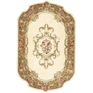 Calais Wool Area Rug, 9'9x13'9, IVORY by Home Decorators Collection