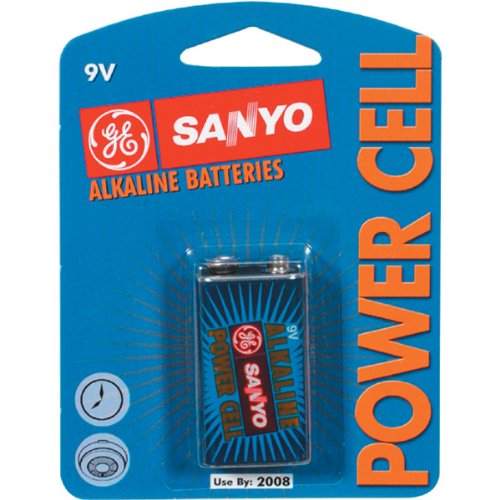 Sanyo Batteries SEC-AC9V 9V Alkaline Battery – Retail Packaging Reviews