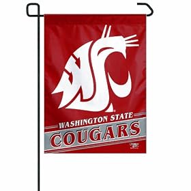 NCAA Washington State Cougars Garden Flag