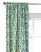Trend Lab Waverly Solar Flair Window Drape, Blue/Green