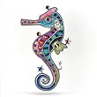 Rainbow Seahorse Pin from the Artazia Collection #832 NP