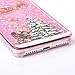 iPhone 6s case,iphone 6 case, liujie Liquid, Cool Quicksand Moving Stars Bling Glitter Floating Dynamic Flowing Case Liquid Cover for Iphone 6 4.7 inch(Christmas pink)