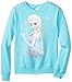 Disney Frozen Girls' Elsa Crew Neck Long-Sleeve Top