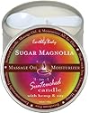 Suntouched Hemp Candle - 6 oz Round Tin Sugar Magnolia