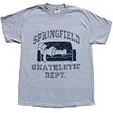 THE SIMPSONS HOMER "UNATHLETIC DEPT" T Shirt Licensed