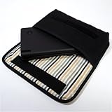 suono ハンドメイド ニンテンドー DSi ケース（ブラック・ミックスストライプ）の画像