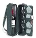 Outdoor Living : Picnic at Ascot 133B-G Classic-Sunset Deluxe Wine Carrier for 2 Blue Gingham
