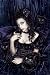 Posters: Gothic Poster - Black Cat, Victoria Frances (36 x 24 inches)