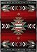Home Dynamix Sagrada Southwest Area Rug 3x5 Black/Red/Ivory