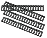 Picatinny Black Ladder Quad Rail Covers Pack Of 4 !